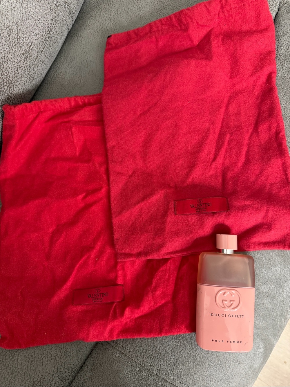 Valentino Red Dust Bags (not same size)